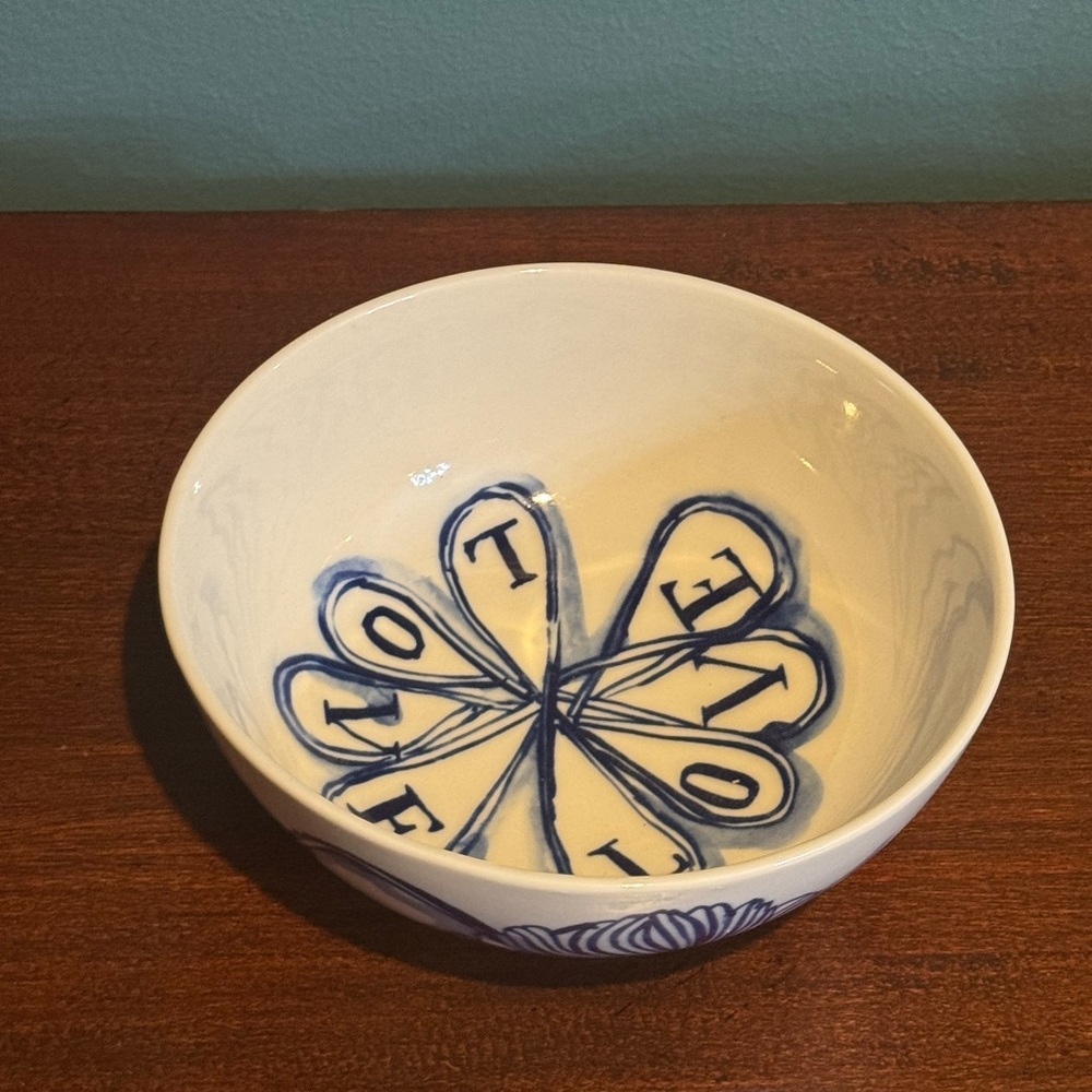 Ruan Hoffmann for Anthropologie Love Jardin Des Plantes Cereal Bowl